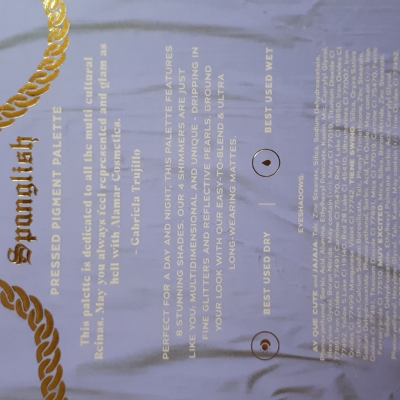 New Alamar Spanglish eyeshadow palette - Picture 3 of 6